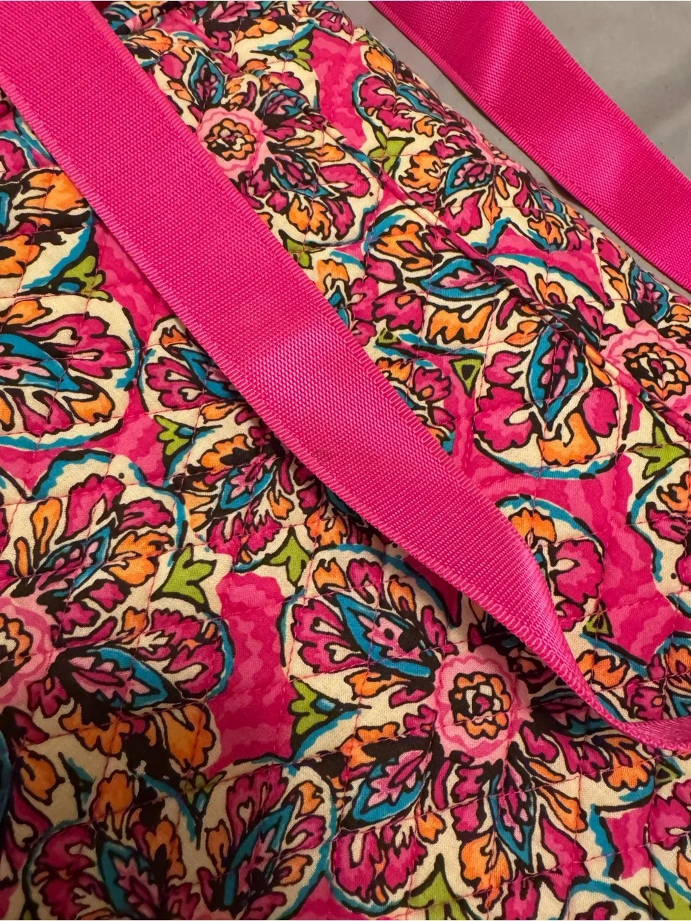 Pink Vera Bradley laptop bag